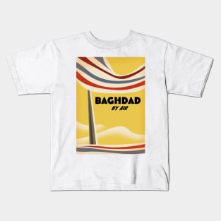 Baghdad vintage travel poster Kids T-Shirt